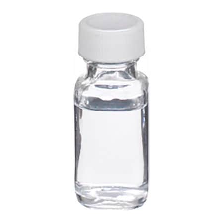 Cp Lab Safety. Wheaton 0.5 oz Clear Glass Bottles, French Squares, PTFE Liner, Case of 48 W216877